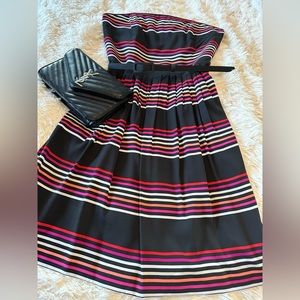White House Black Market size 8 strapless party dress